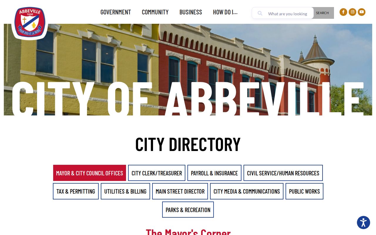Abbeville criminal history city directory for clerk and public record contacts